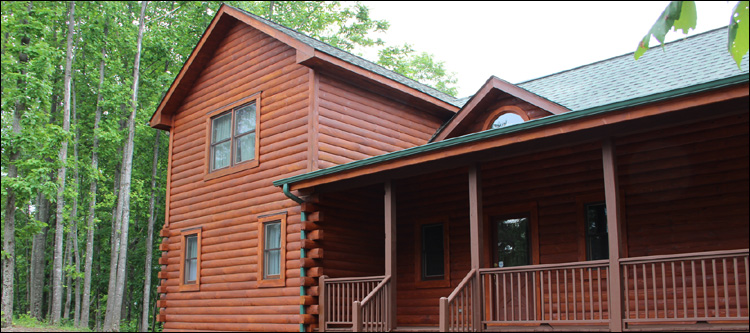 Log Home Staining in Highland County, Ohio