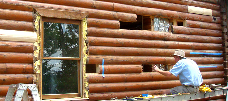 Log Home Repair Highland County, Ohio